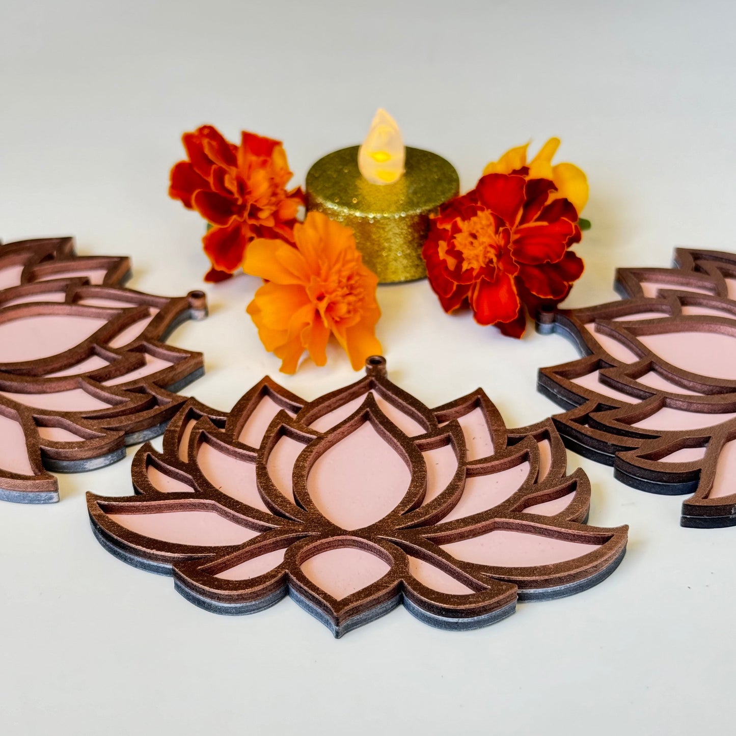 Lotus Blossom Rangoli Cut-out