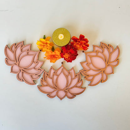 Lotus Blossom Rangoli Cut-out