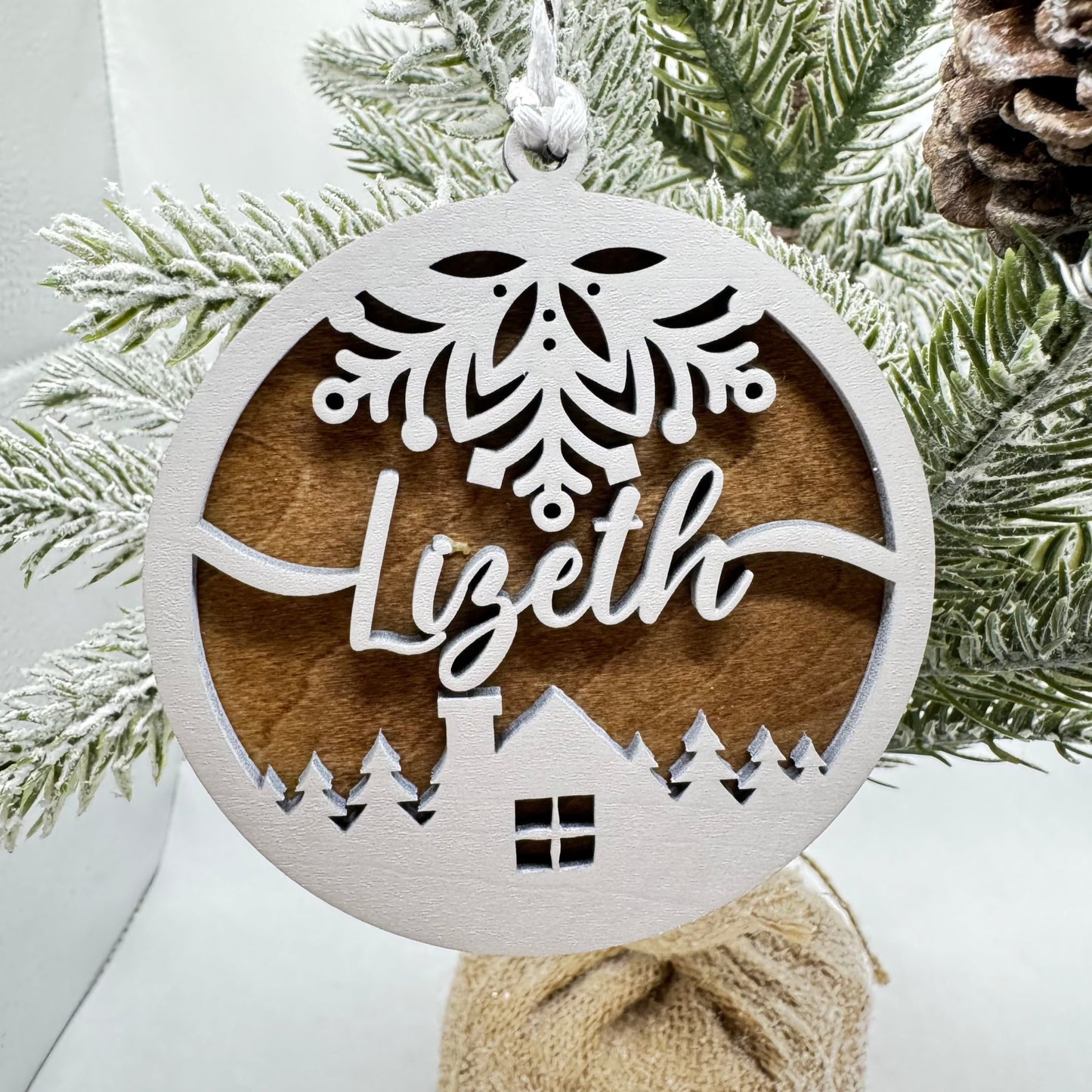 Scripted Snowflake Ornaments - Personalized