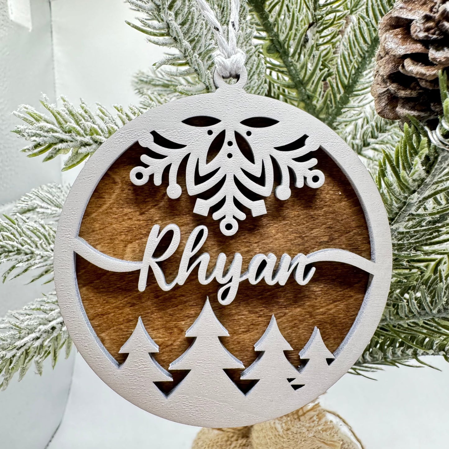 Scripted Snowflake Ornaments - Personalized