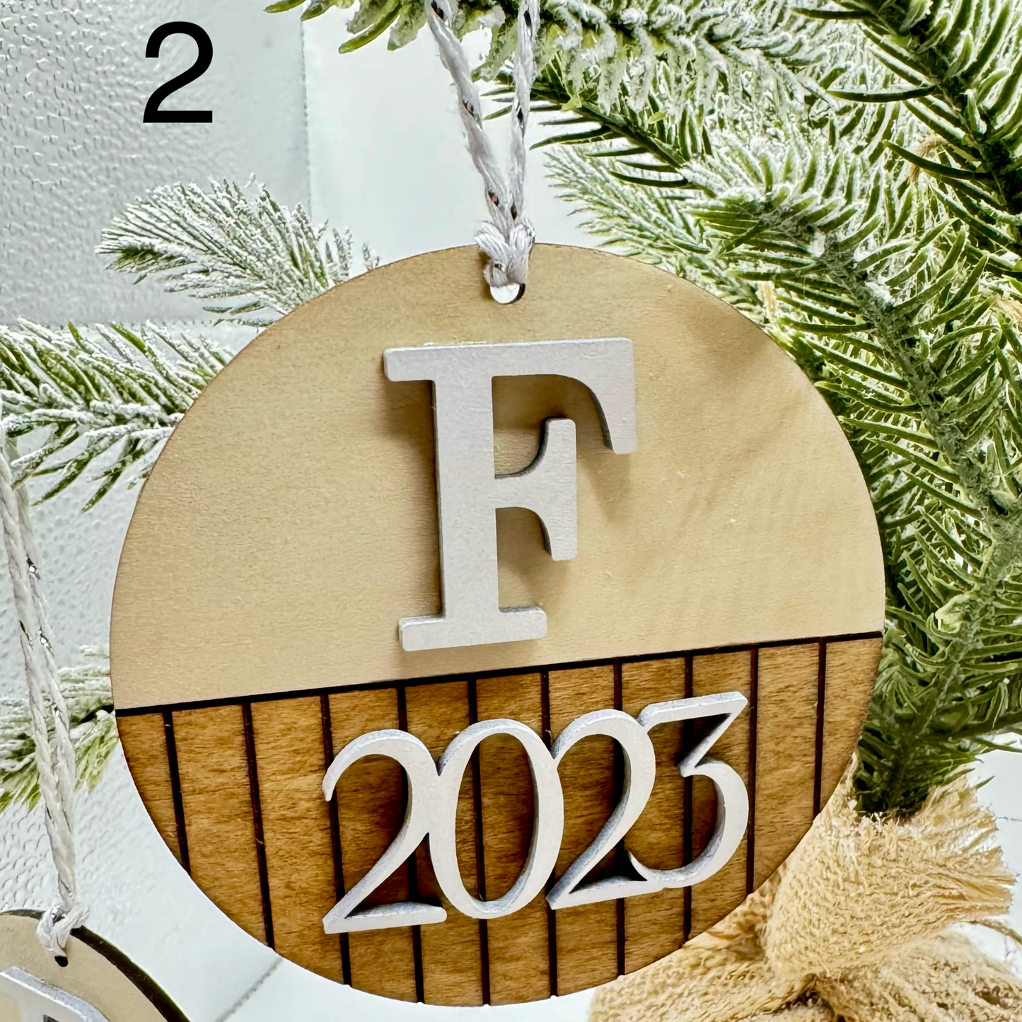 Shiplap Ornaments - Personalized