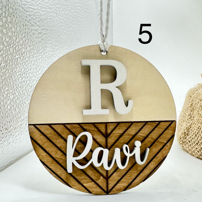 Shiplap Ornaments - Personalized