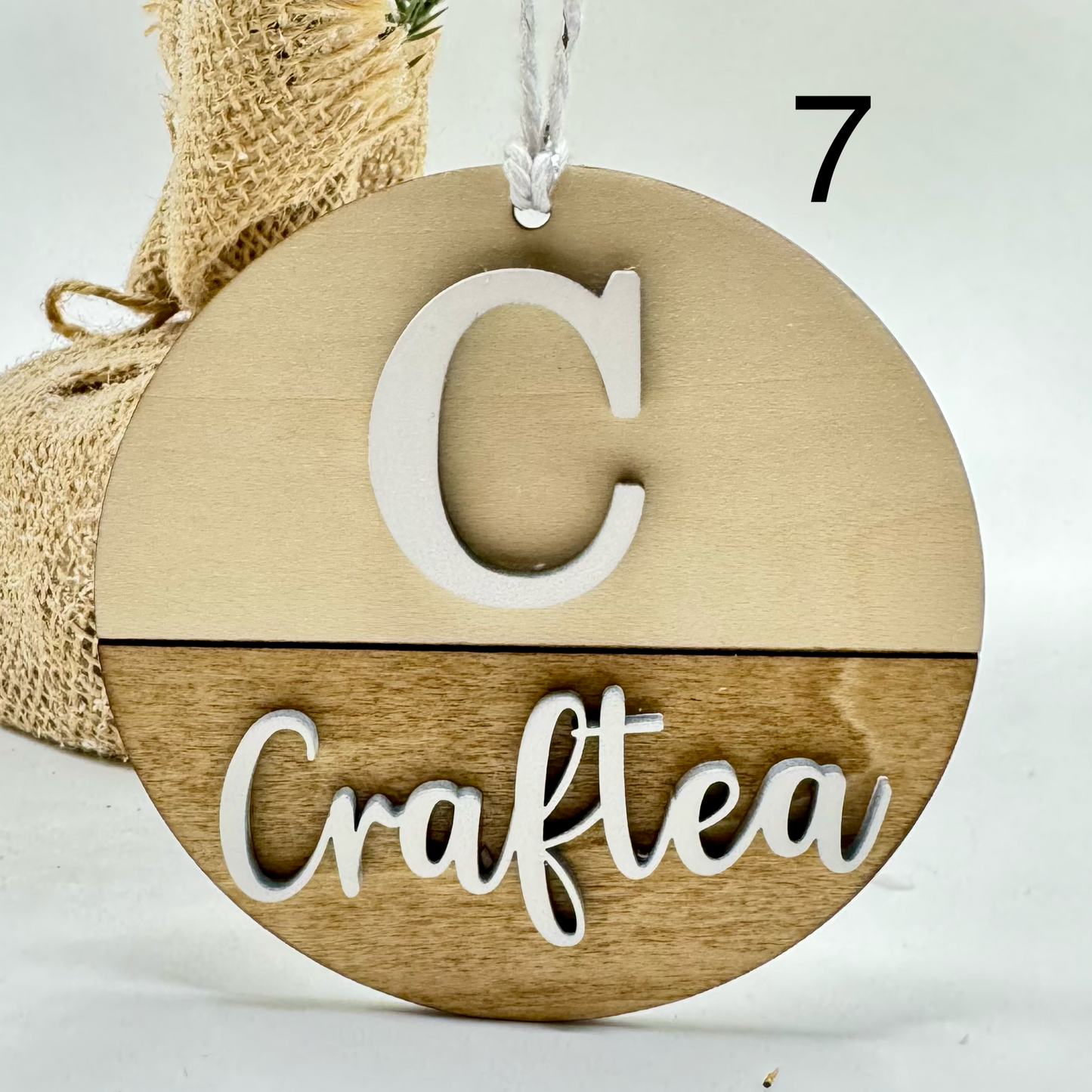 Shiplap Ornaments - Personalized